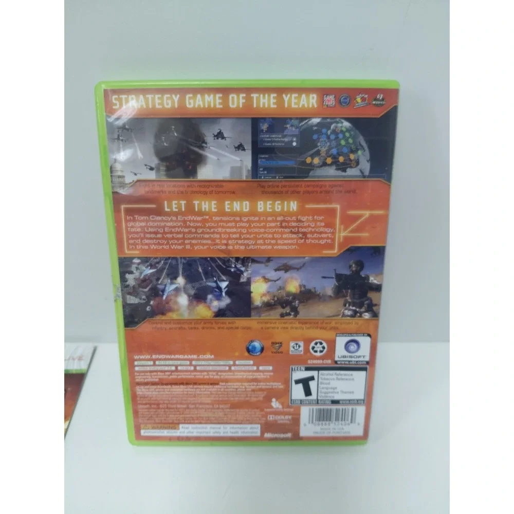 Tom Clancy's EndWar Microsoft Xbox 360 Complete W/‎ Manual CIB